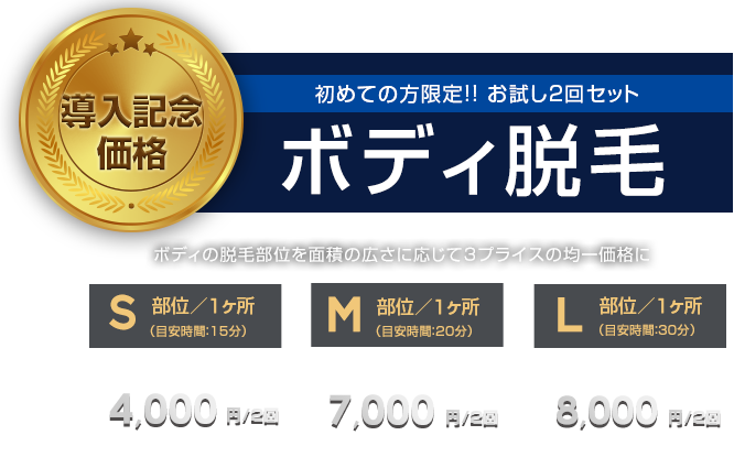 ボディ脱毛